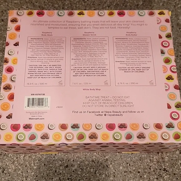 nspa Raspberry Body Care Set - Picture 3 of 4